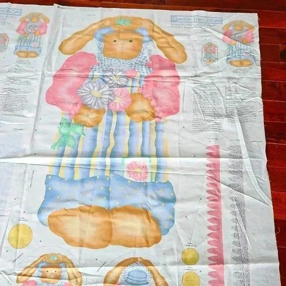 Daisy Kingdom Bunny Door Panel Fabric - Picture 1 of 7